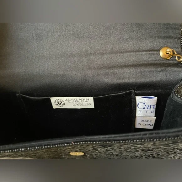 Carol M. Studio Vintage Ombre Scalloped Beaded Shell Clutch with Matching Belt - Picture 8 of 14